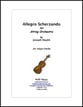 Allegro Scherzando Orchestra sheet music cover